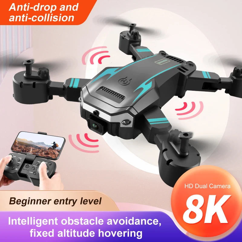 G6 Professional Foldable Quadcopter Aerial Drone S6 HD Camera RC Helicopter FPV Obstacle Avoidance