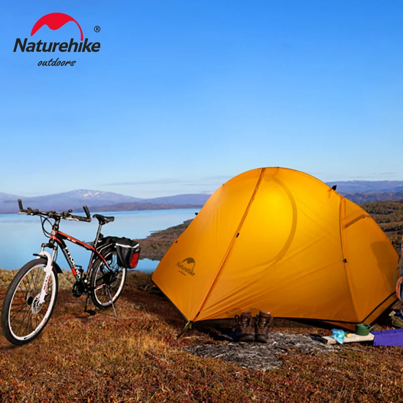 Cycling Tent Ultralight 20D Single Person Outdoor Camping Hiking Backpack Sun Shelter Portable Waterproof