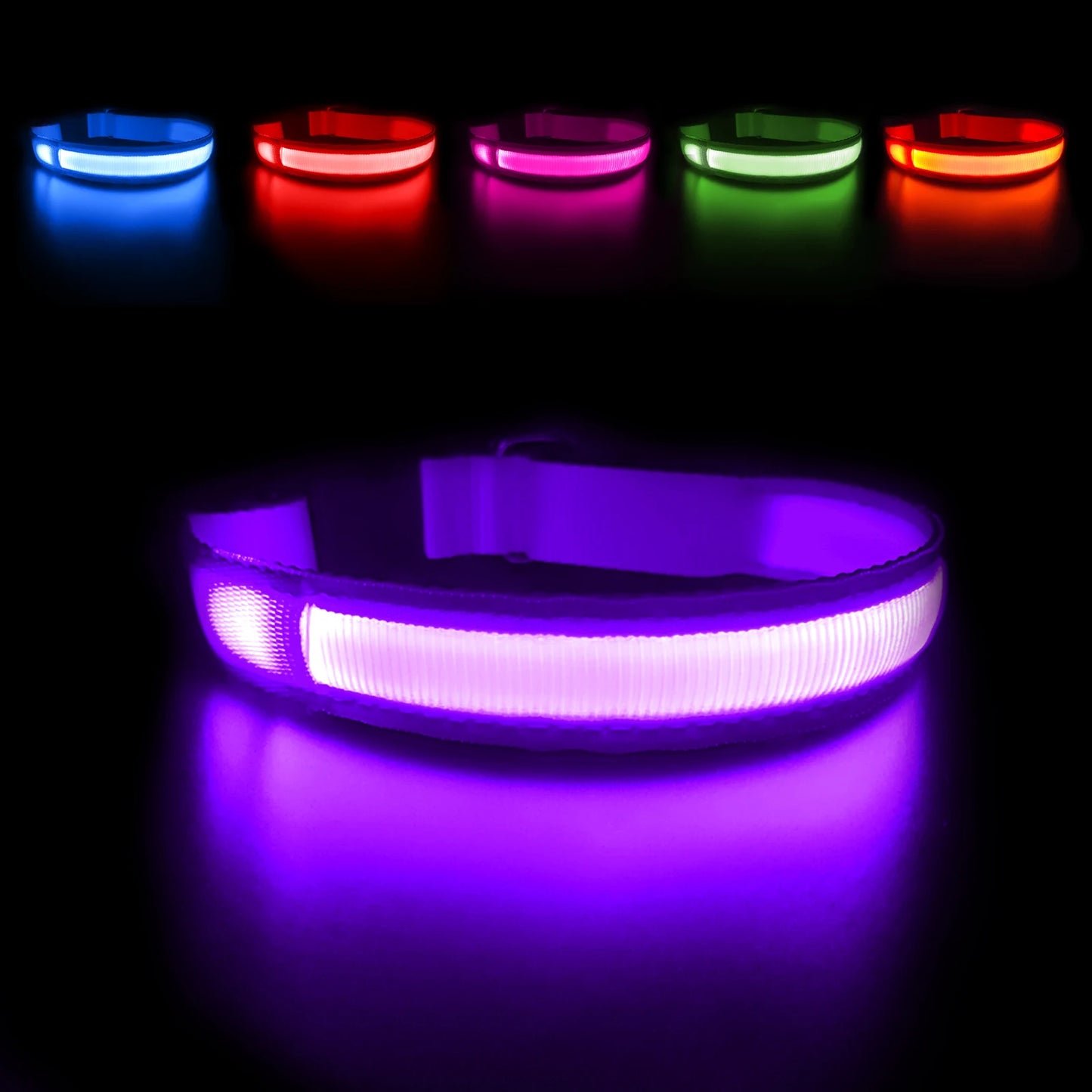 Dog Collar Luminous Pet Supplies Waterproof Safety Collars
