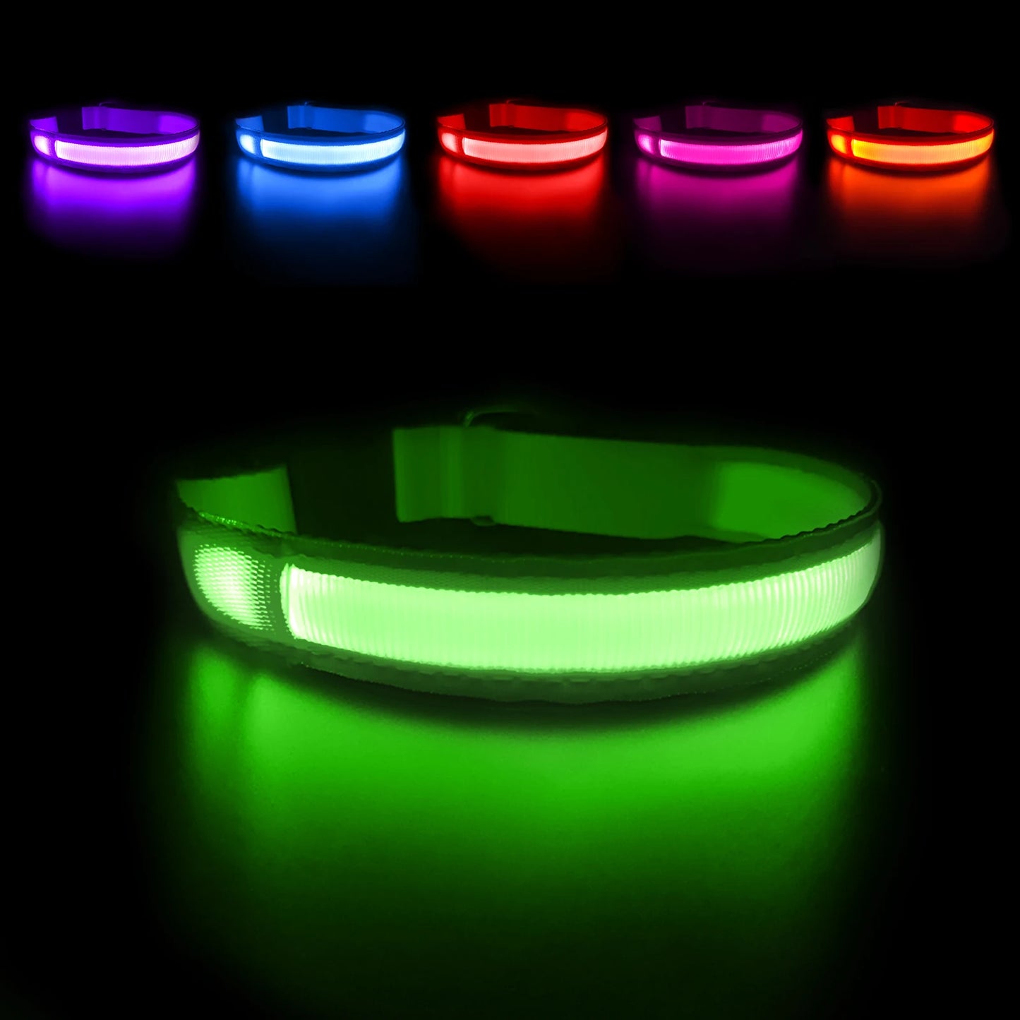 Dog Collar Luminous Pet Supplies Waterproof Safety Collars