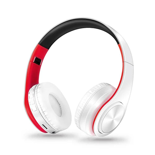 HIFI Stereo Earphones Bluetooth Headphone and Support SD Card with Mic
