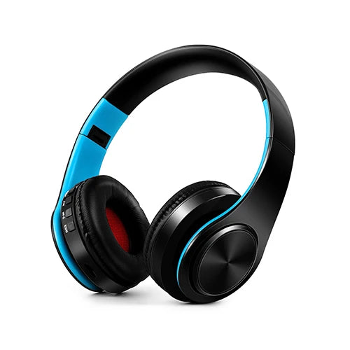 HIFI Stereo Earphones Bluetooth Headphone and Support SD Card with Mic