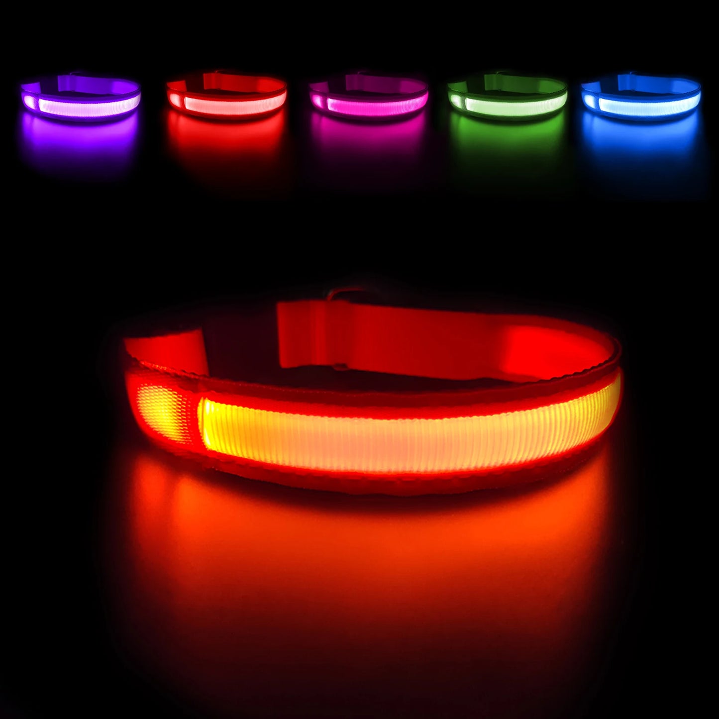 Dog Collar Luminous Pet Supplies Waterproof Safety Collars