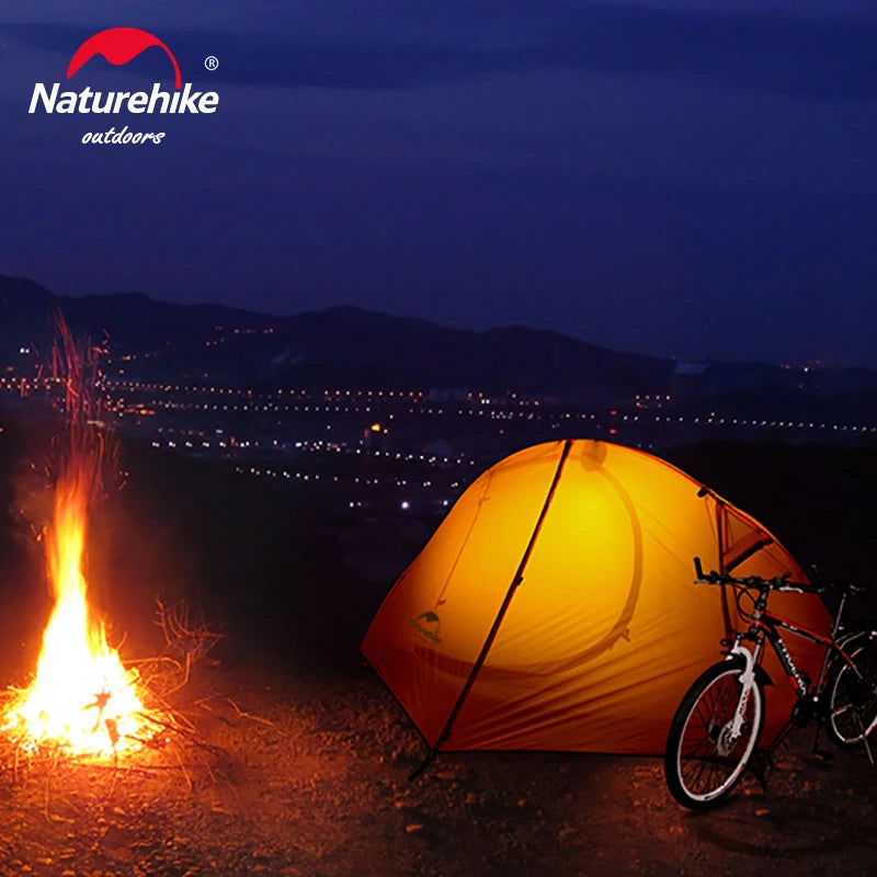Cycling Tent Ultralight 20D Single Person Outdoor Camping Hiking Backpack Sun Shelter Portable Waterproof