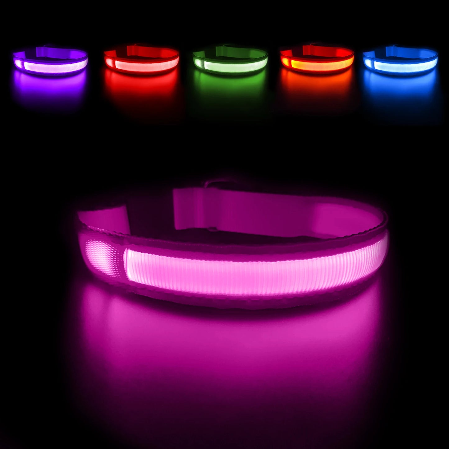 Dog Collar Luminous Pet Supplies Waterproof Safety Collars