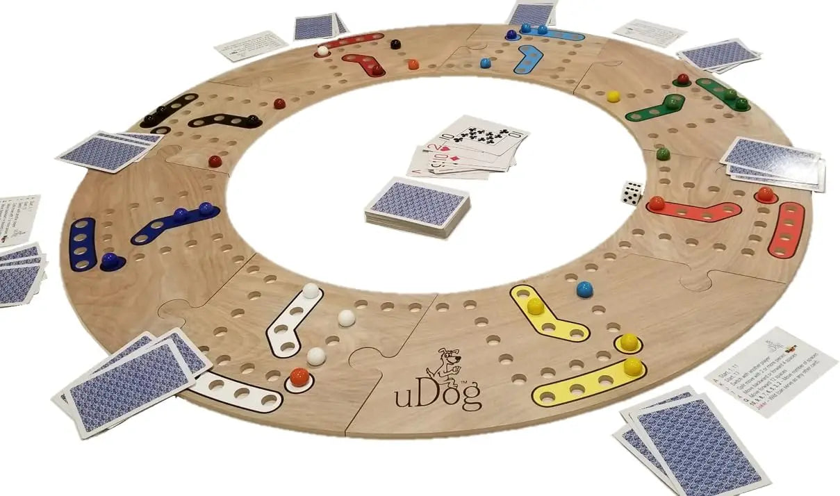Board Game Old-Fashioned Fun for 2–12 Players Handmade in The USA Durable Wooden Pieces to Last a Lifetime Family Game Night