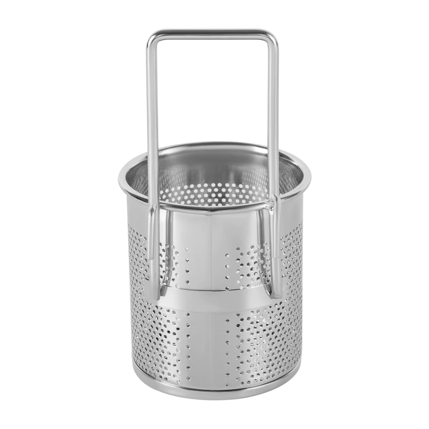 Stainless Steel Hot Pot Mesh Net Basket Hanging Noodle Strainer with Handle