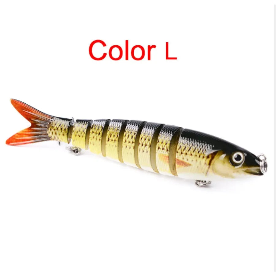 Multi Jointed Pike Fishing Lures Artificial Hard Bait