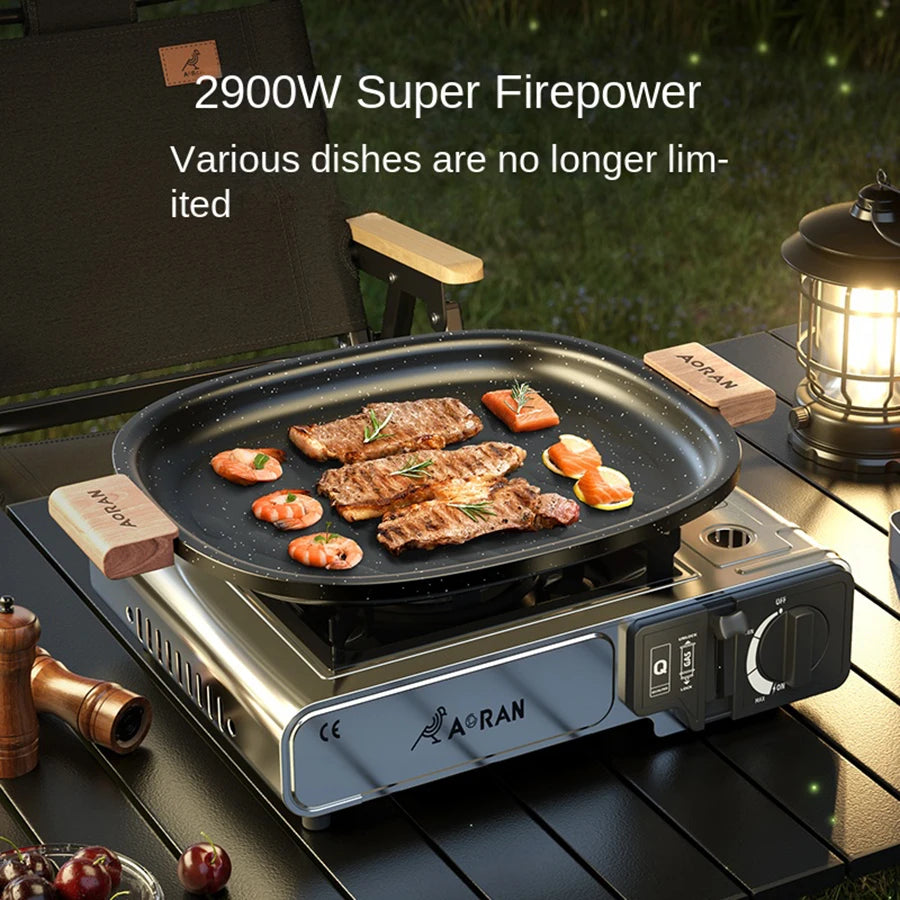 2900W High Power Portable Card Stove Outdoor Gas Stove Picnic Home Camping Equipment