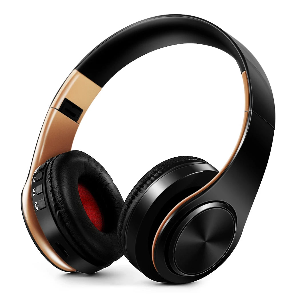 2025 Upgrading Wireless Bluetooth Headphones Stereo Headset Music Sports Overhead Earphone with mic