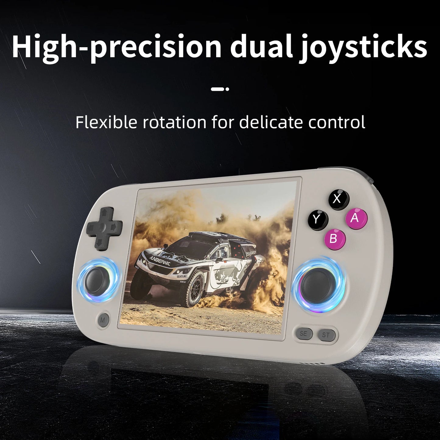 64 Bit Linux Retro Handheld Game Console 4.0'' IPS Screen