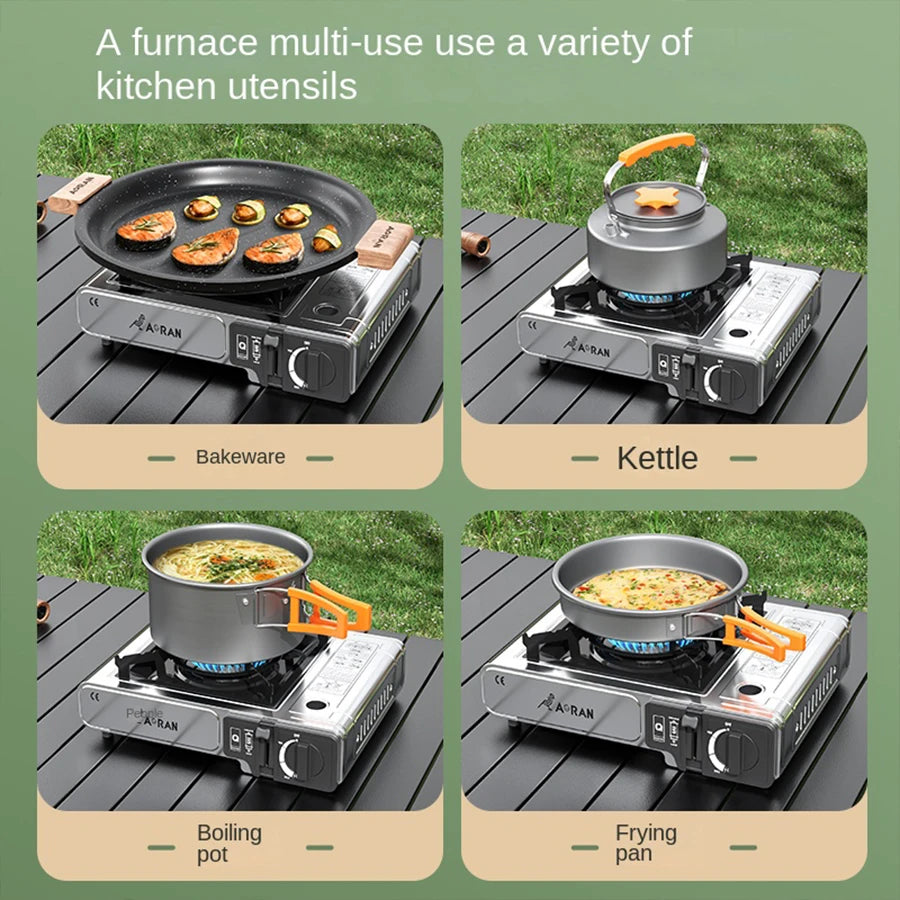2900W High Power Portable Card Stove Outdoor Gas Stove Picnic Home Camping Equipment