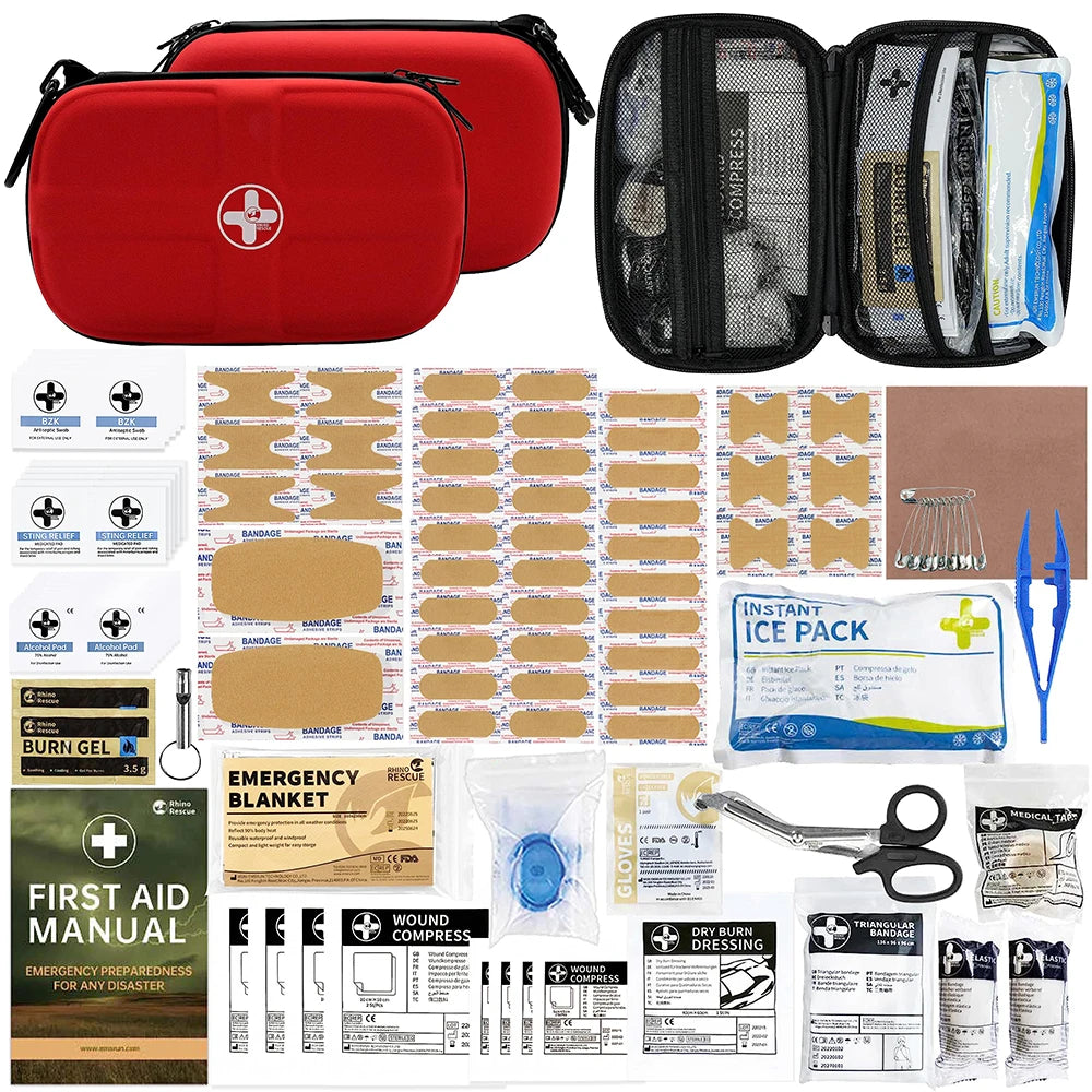 Mini First Aid Kit: Small, Waterproof, Portable.
