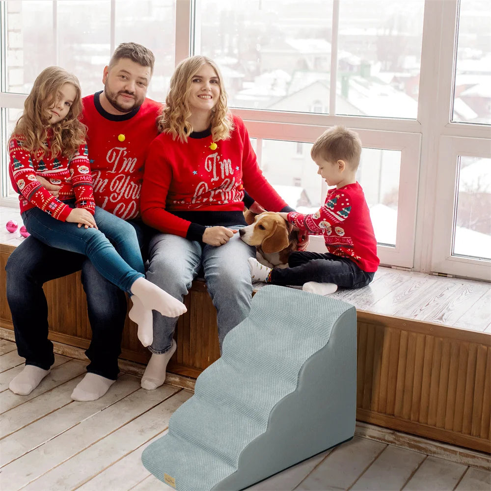 Dog Stairs 5 Steps for High Beds and Sofa