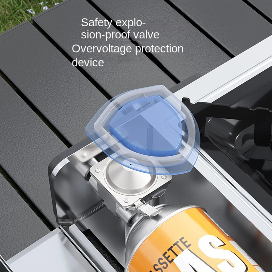 2900W High Power Portable Card Stove Outdoor Gas Stove Picnic Home Camping Equipment