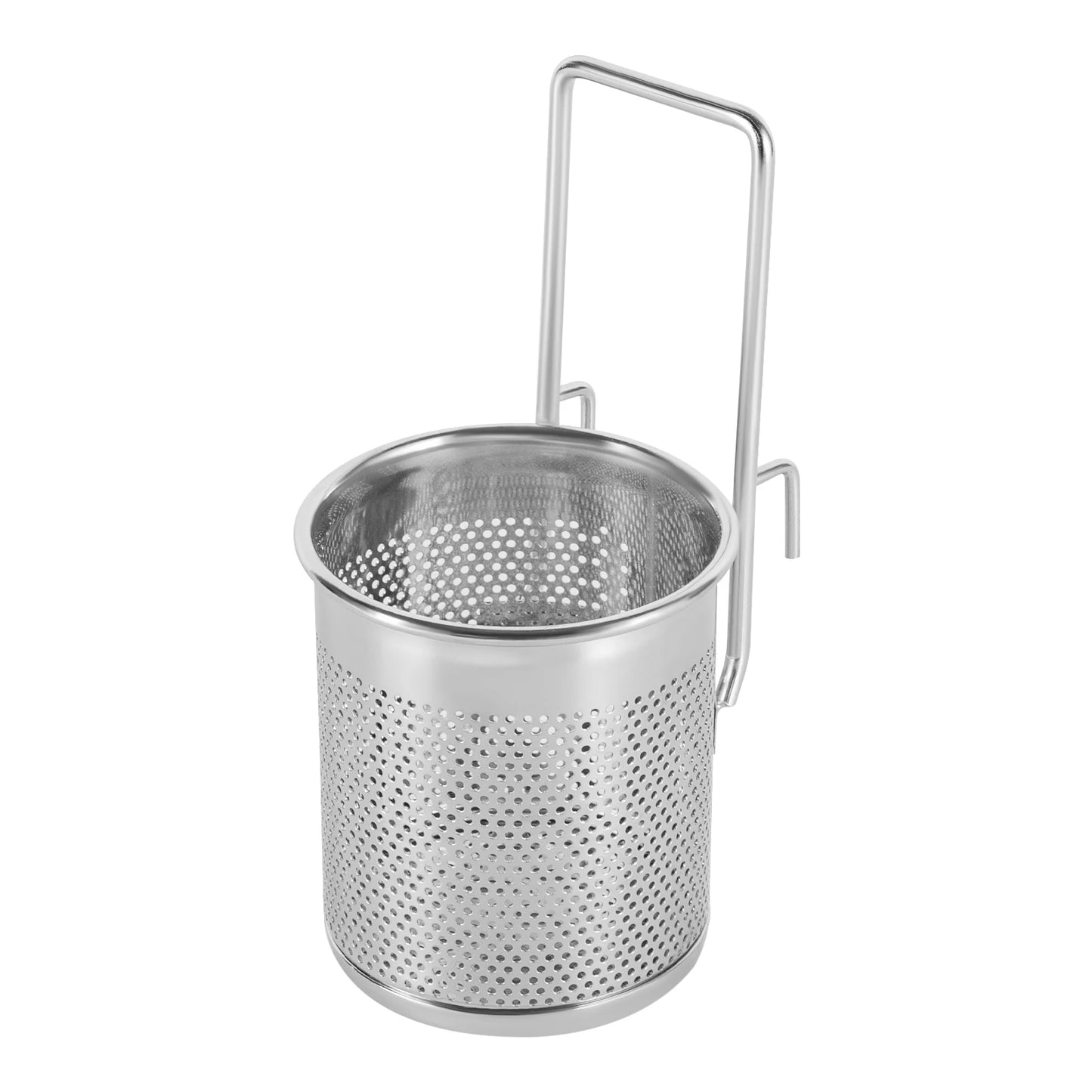 Stainless Steel Hot Pot Mesh Net Basket Hanging Noodle Strainer with Handle