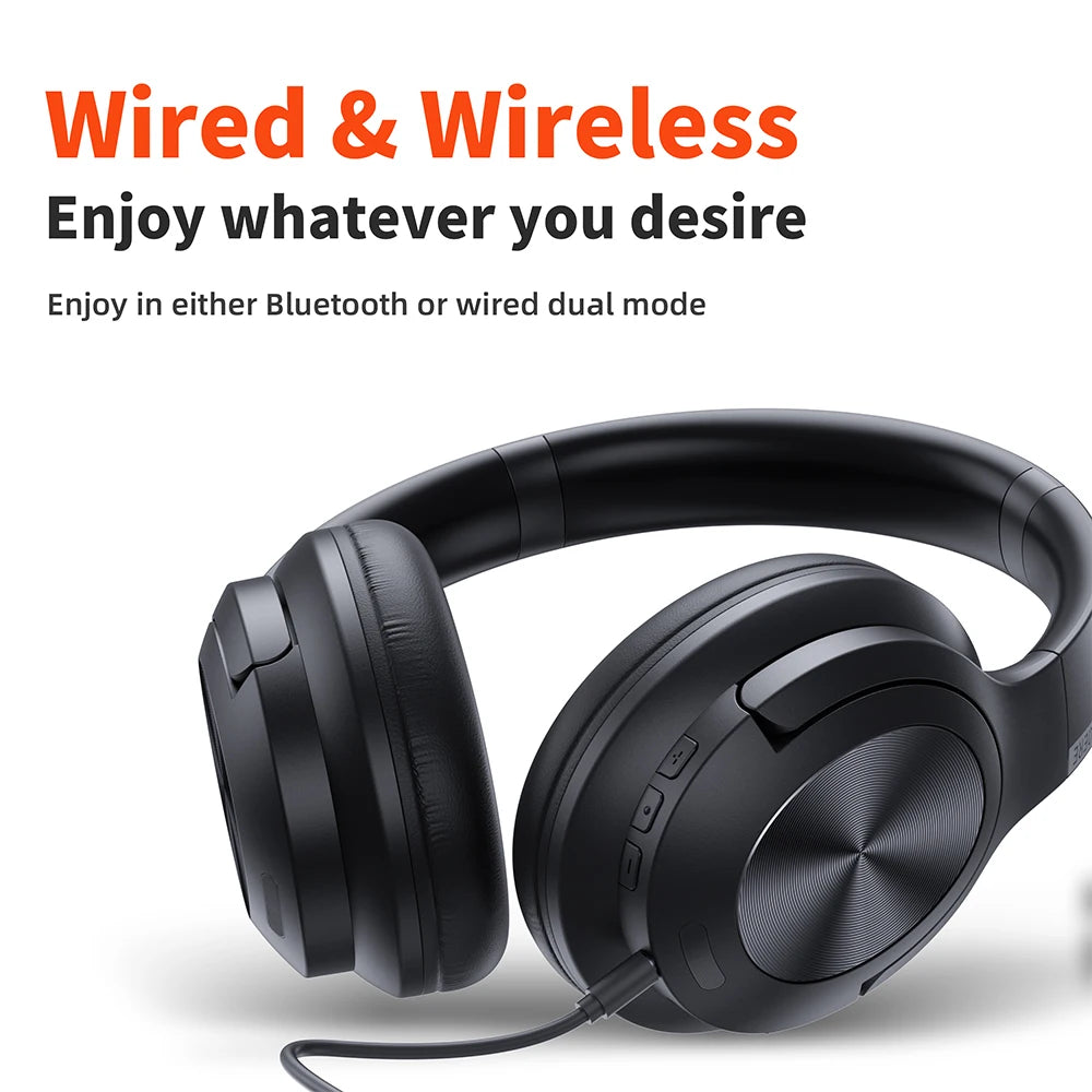 Wireless headphones Bluetooth 5.3 ANC Noise Cancellation