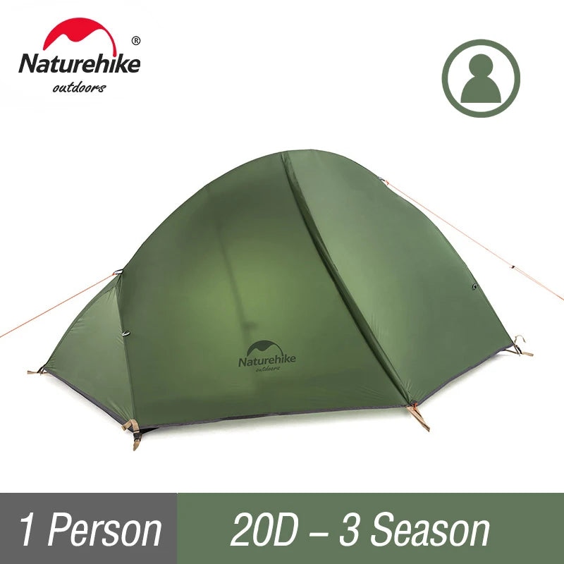 Cycling Tent Ultralight 20D Single Person Outdoor Camping Hiking Backpack Sun Shelter Portable Waterproof