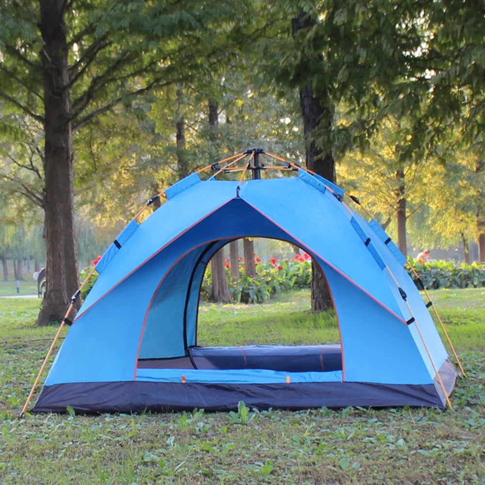 Outdoor Pop Up Water-resistant Portable Instant Camping Tent for 1-2 / 3-4 People