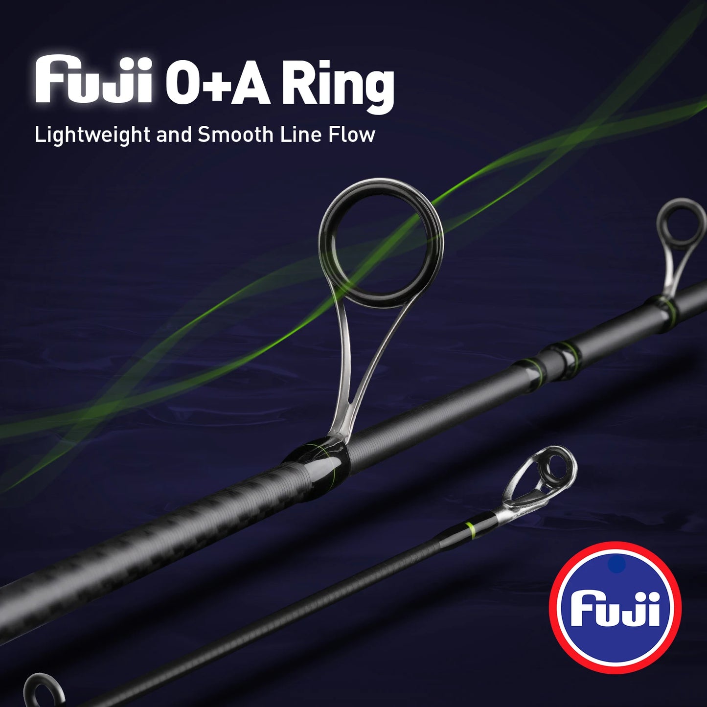 Bass Fishing Rods Fuji O+A Guide Rings 24Ton