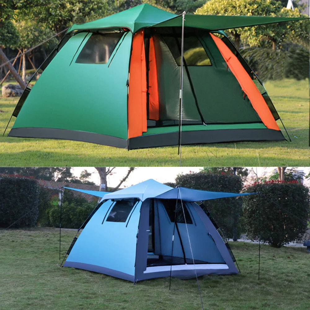 Outdoor Automatic Quick Open Tent Waterproof 3-4 Person Instant Setup