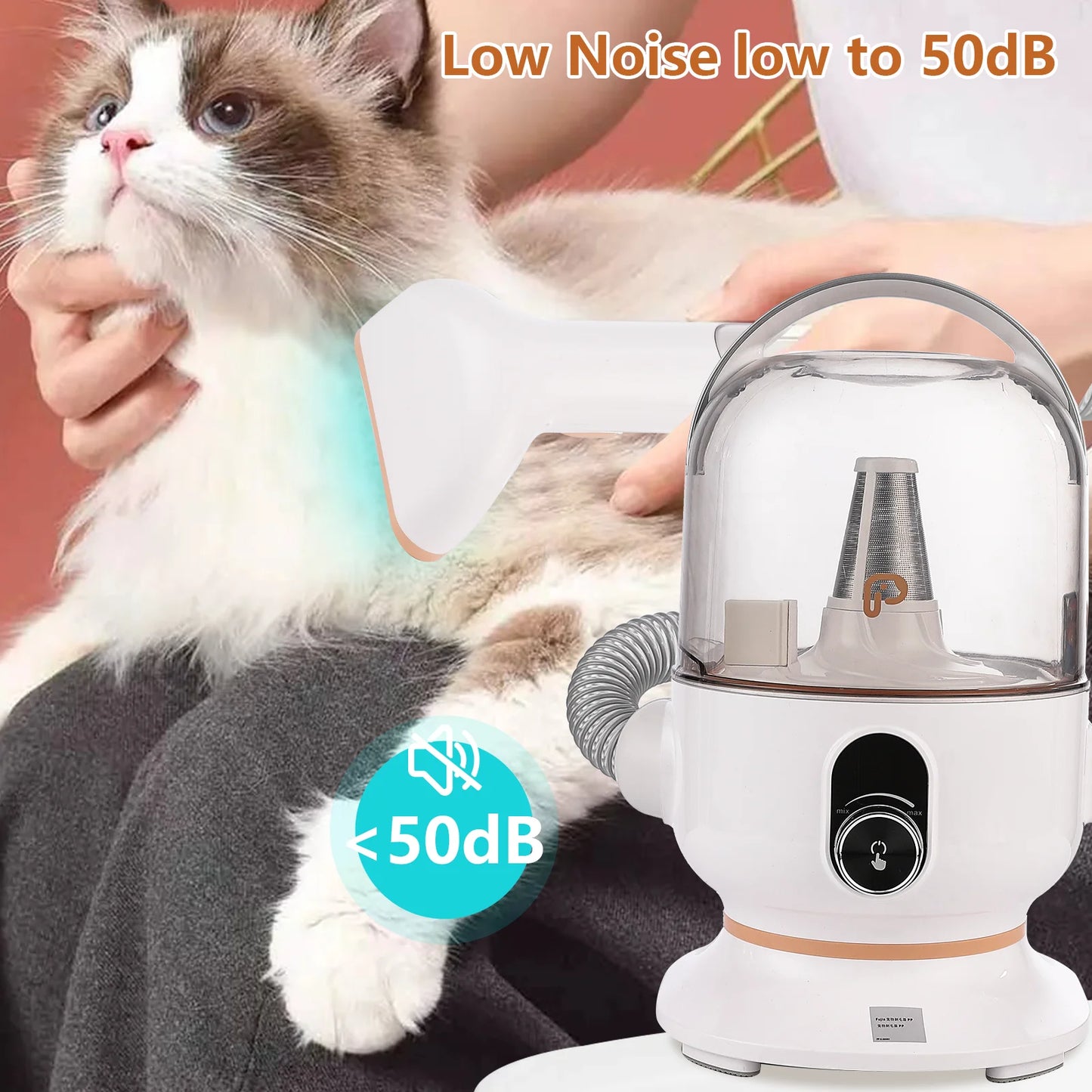 Pet Grooming Vacuum, Kit 2.0L Large Capacity