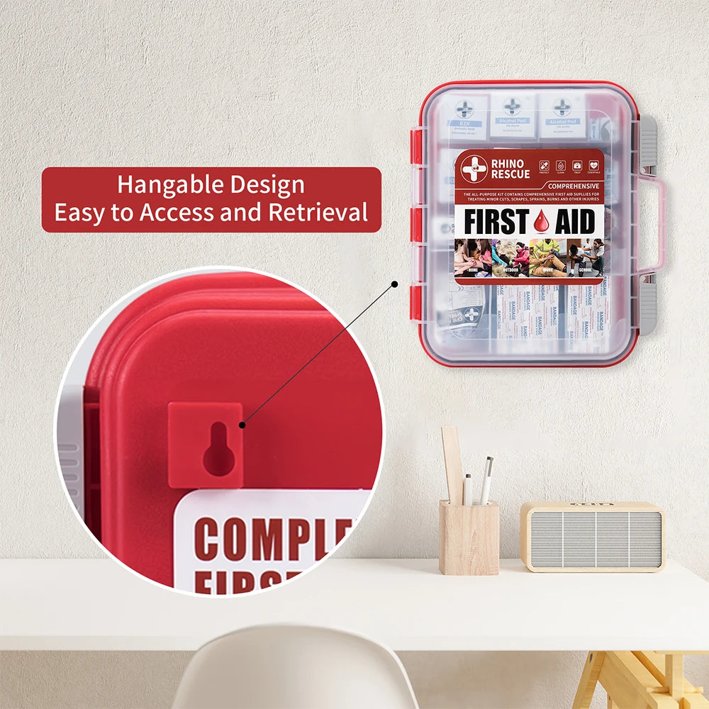 350 Pieces OSHA All-Purpose First Aid Kit.