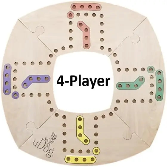 Board Game Old-Fashioned Fun for 2–12 Players Handmade in The USA Durable Wooden Pieces to Last a Lifetime Family Game Night