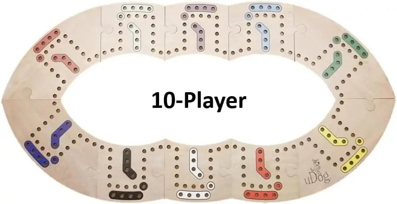 Board Game Old-Fashioned Fun for 2–12 Players Handmade in The USA Durable Wooden Pieces to Last a Lifetime Family Game Night