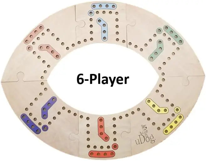 Board Game Old-Fashioned Fun for 2–12 Players Handmade in The USA Durable Wooden Pieces to Last a Lifetime Family Game Night