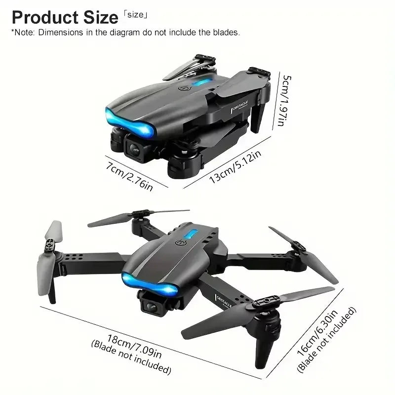 RC Drone 4K 1080P Wide Angle HD Camera Foldable Helicopter