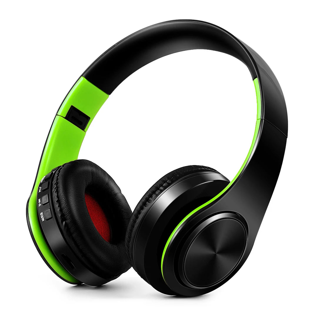 2025 Upgrading Wireless Bluetooth Headphones Stereo Headset Music Sports Overhead Earphone with mic