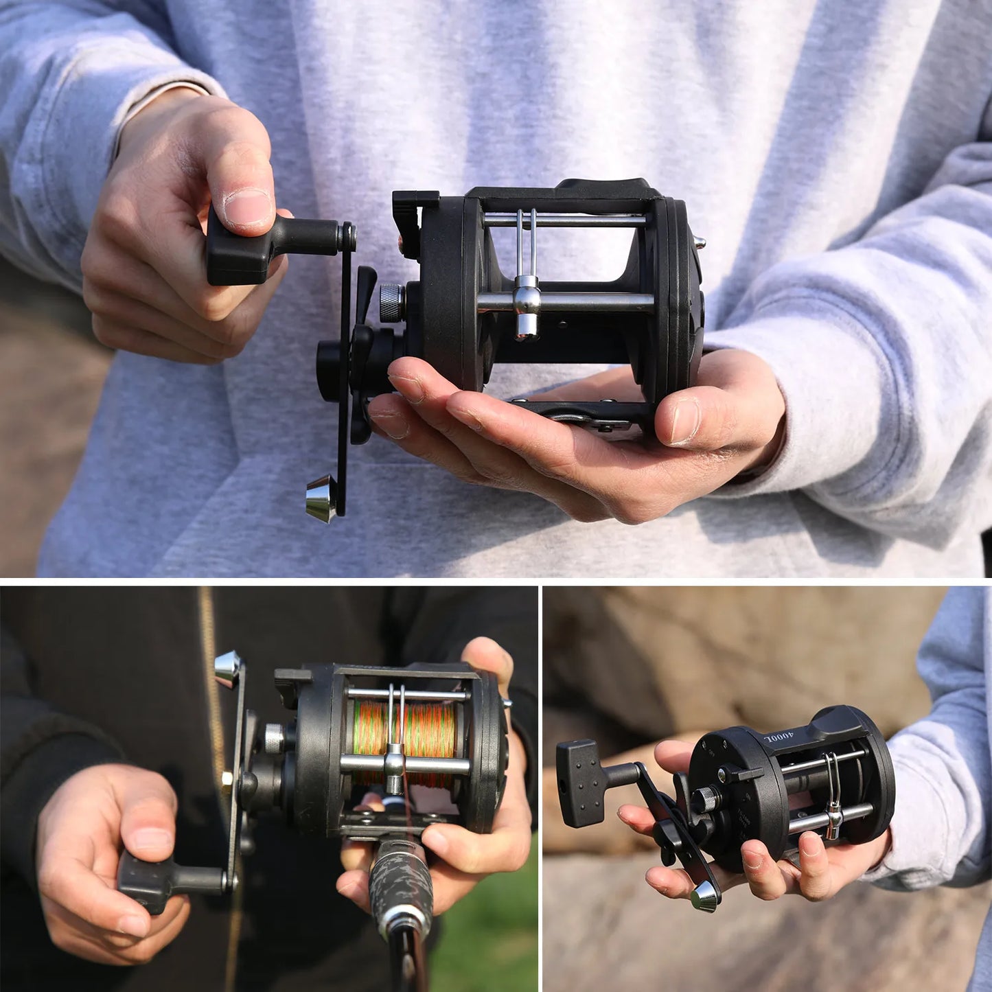 Right Hand Casting Sea Fishing Reel Large Capacity