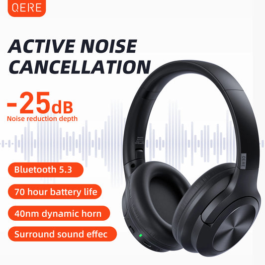 Wireless headphones Bluetooth 5.3 ANC Noise Cancellation