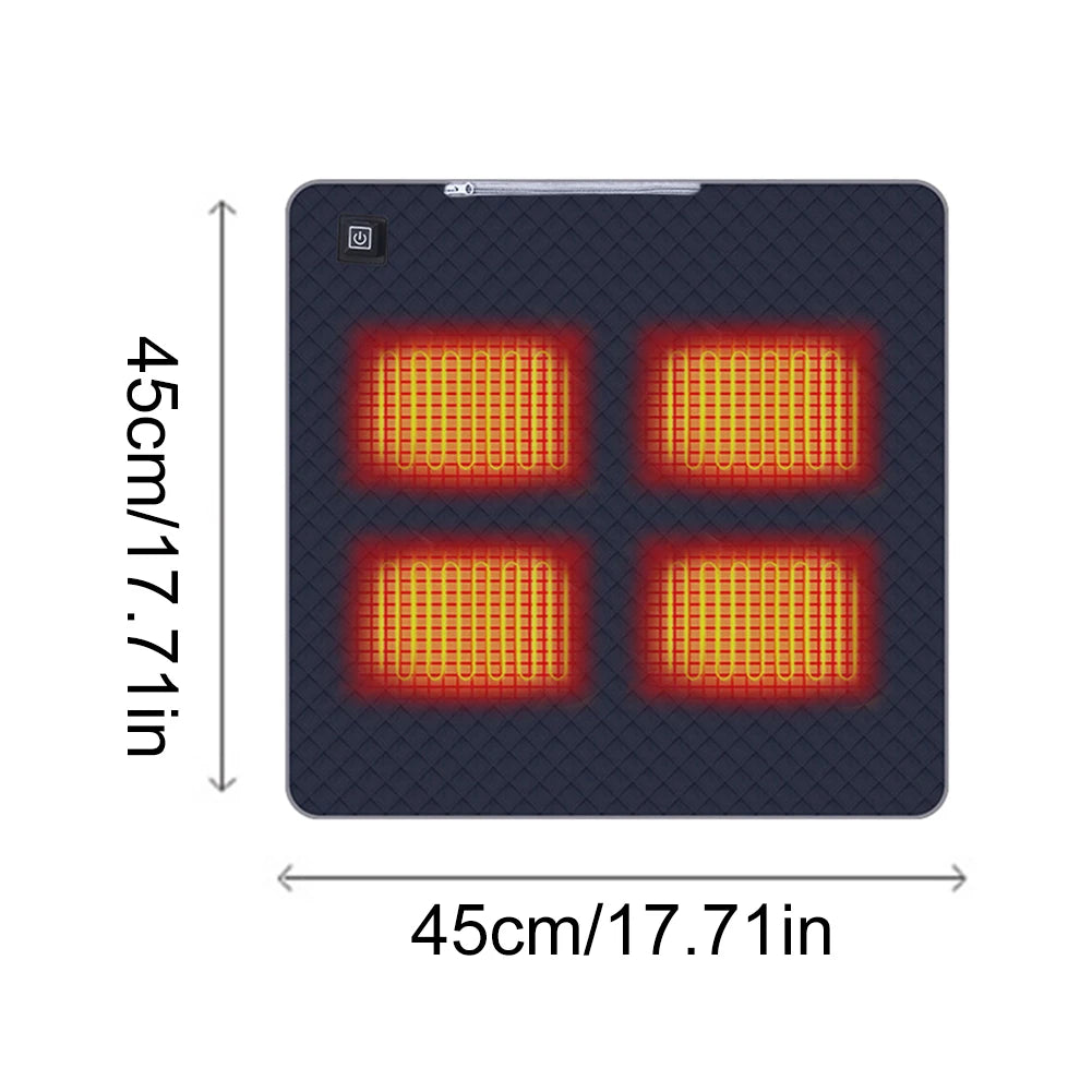 Winter Heating Mat USB Mat Camping  Warm Tent Sleeping Mat Foldable Sleeping Pad