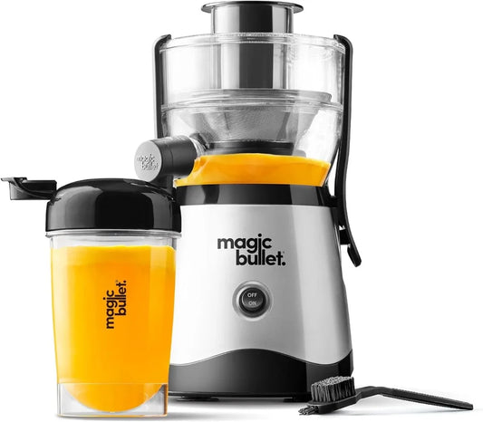 Mini Juicer with Cup, Black and Silver  Kitchen Gadgets