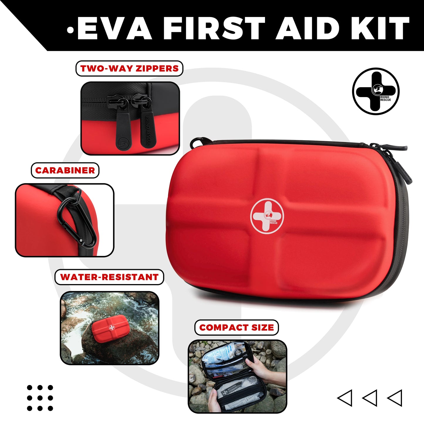 Mini First Aid Kit: Small, Waterproof, Portable.