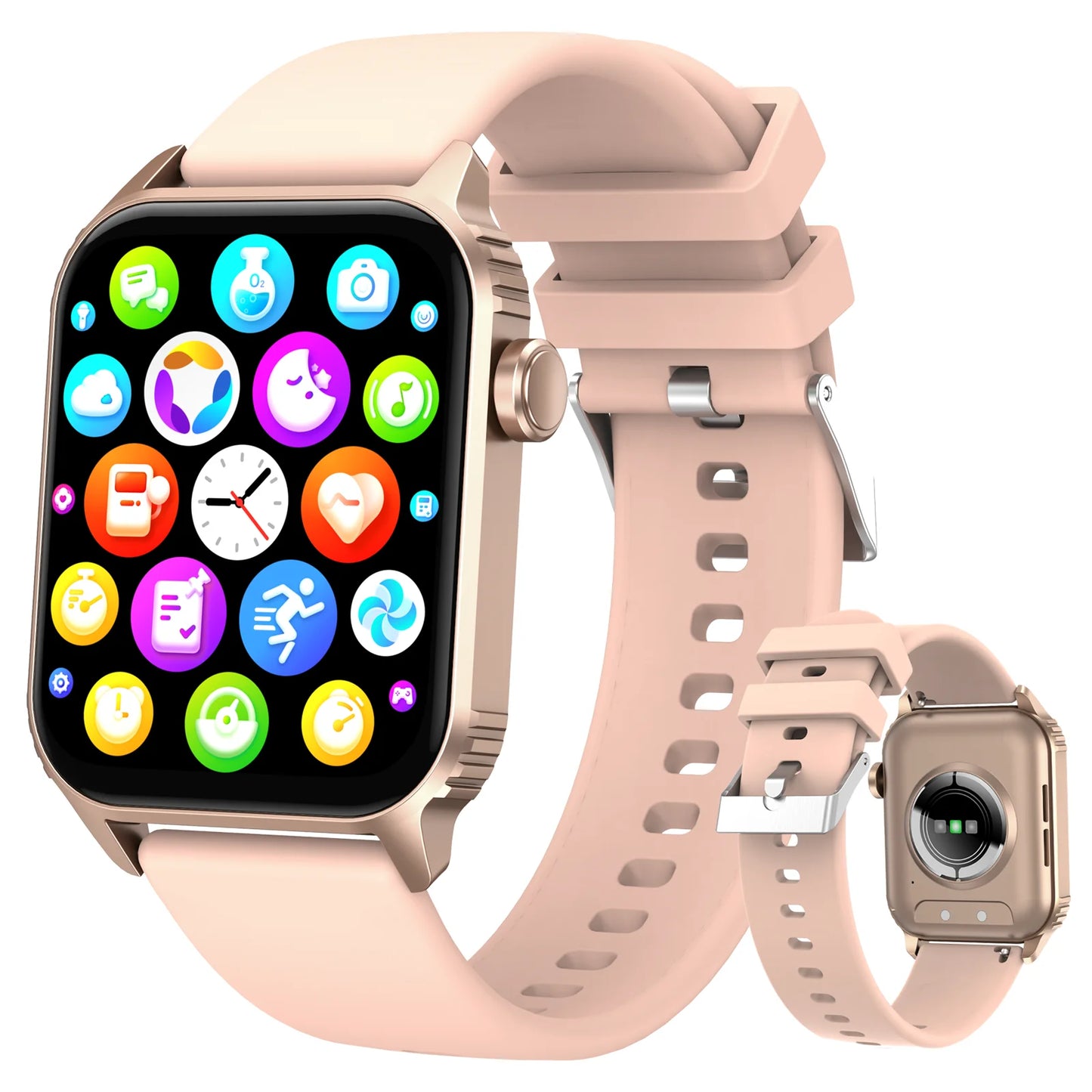 Smart Watch, 1.85"Smartwatch for Men Women (Answer/Make Call), Fitness Tracker with 100+ Sport Modes, Waterproof Watch.
