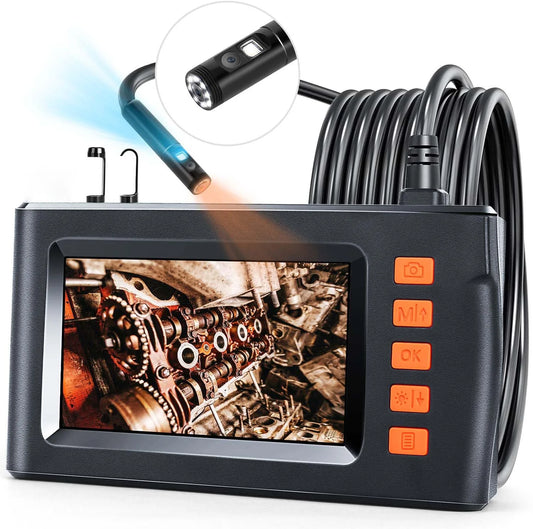 Dual Lens Camera with 8 Adjustable Light 1080P 4.3 INCH