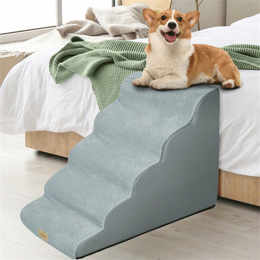 Dog Stairs 5 Steps for High Beds and Sofa